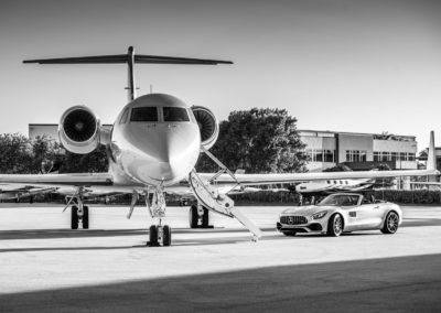 Car and Private Jet