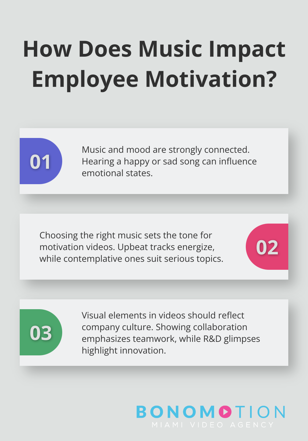 Infographic: How Does Music Impact Employee Motivation? - business motivation video