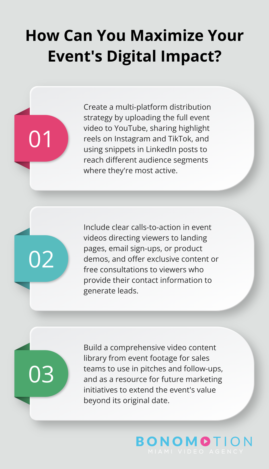 Infographic: How Can You Maximize Your Event's Digital Impact? - event video production